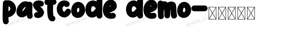 pastcode demo字体转换
